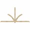 Ekena Millwork Redmond Rough Sawn Timber Gable Bracket, Douglas Fir, 108"W x 54"H x 4"D x 4"F, 12/12 Pitch GBW108X54X0404RED00RDF - alternate 1